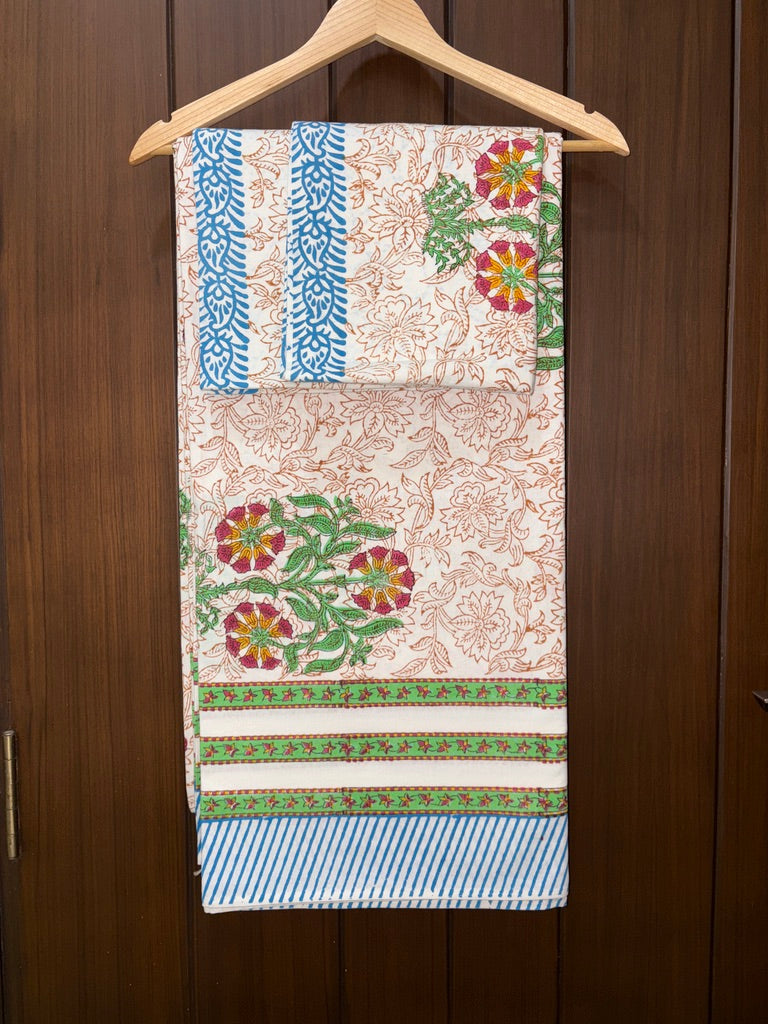 প্ৰিমিয়াম ডাবল বেডশ্বীট বহুৰঙী 108x108 (B27)